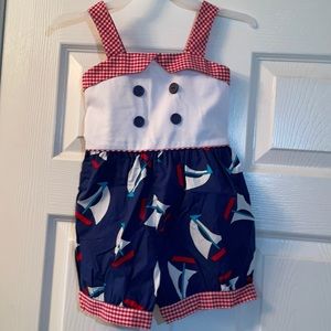 Kelly’s Kids Girls summer bubble outfit